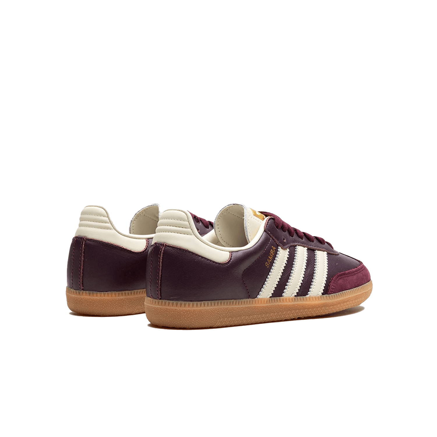 adidas Samba OG MaroonCore WhiteGold Metallic sneakers — 3