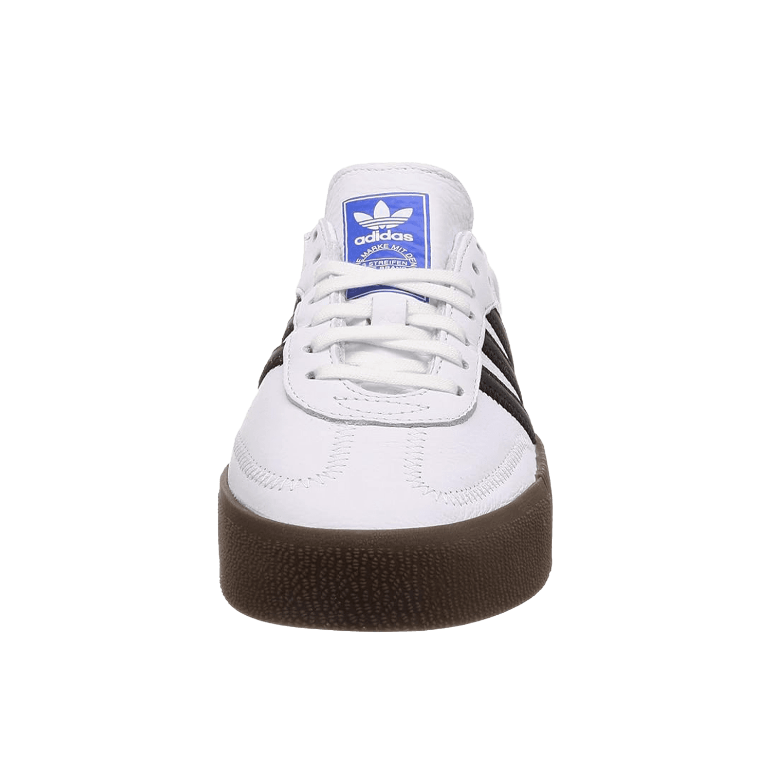 adidas Women's Sambarose Leather Black Gum Trainers — 3