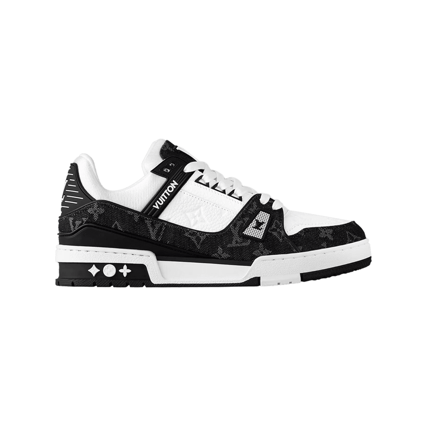 Buy Louis Vuitton Wmns Trainer 'Black Monogram Denim