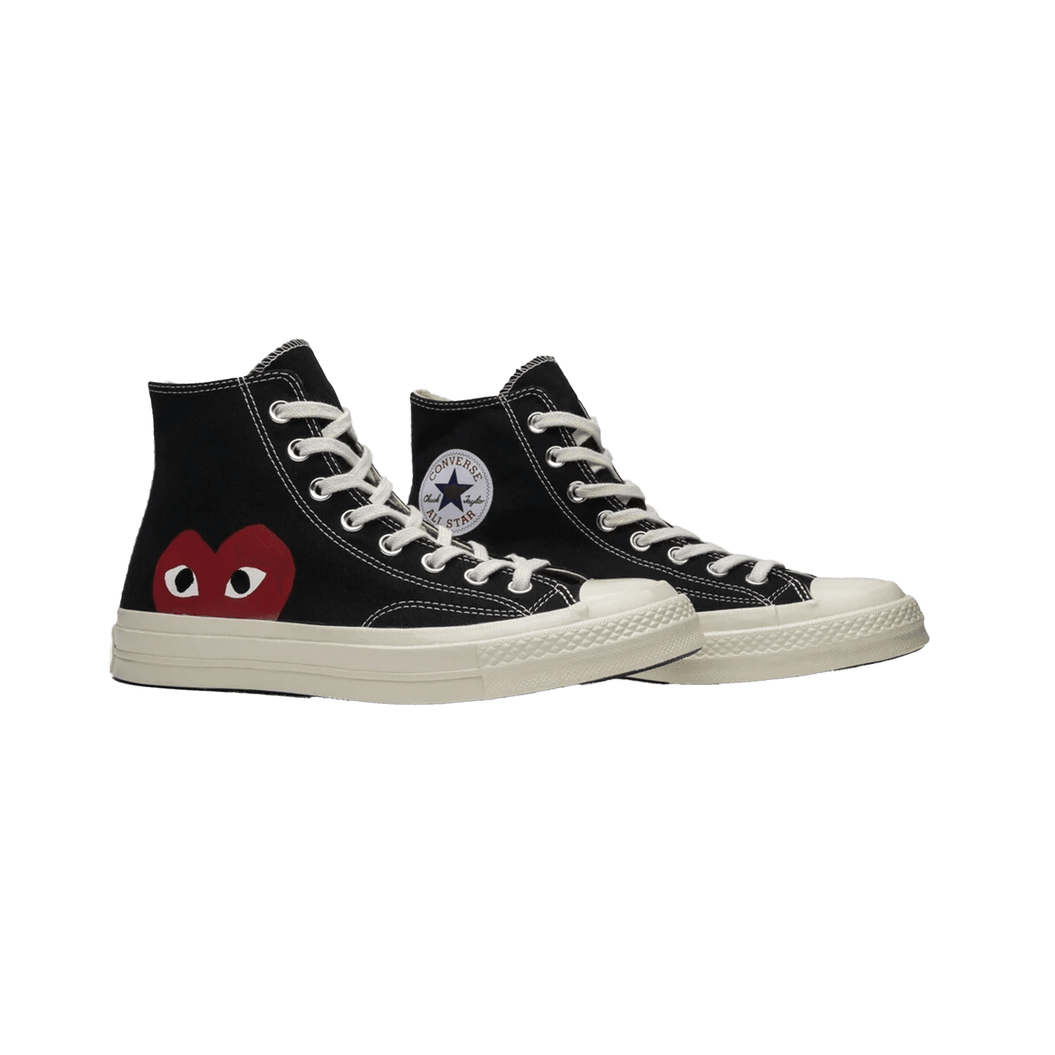 Converse Chuck Taylor All-Star 70 Hi Comme des Garcons PLAY Black 150204C — 2
