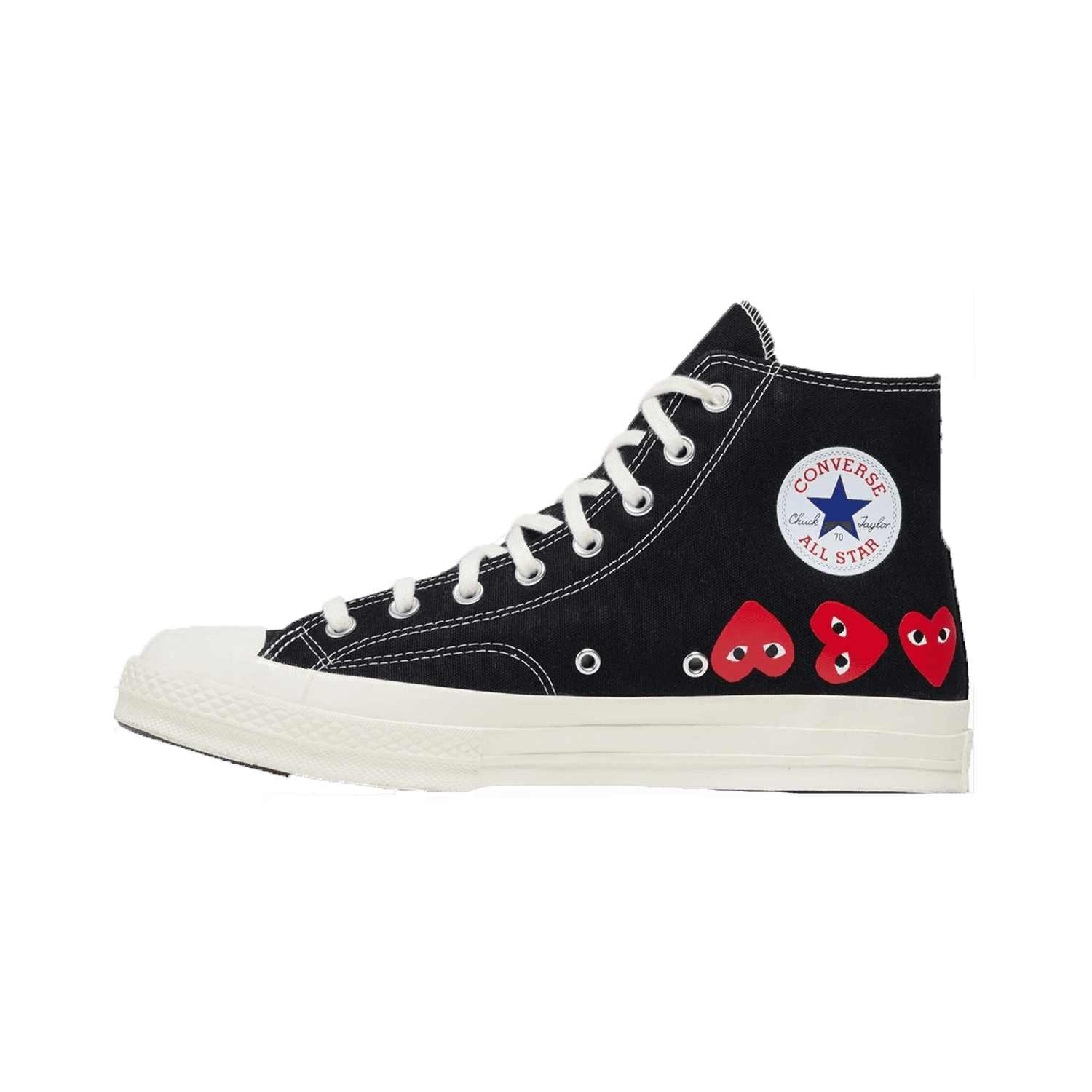 Mens Converse Chuck Taylor All Star 70 Hi 'Comme des Garcons PLAY Mult — 3