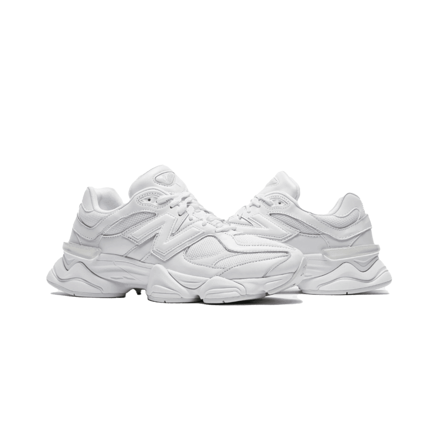 New Balance 9060 Triple White — 3