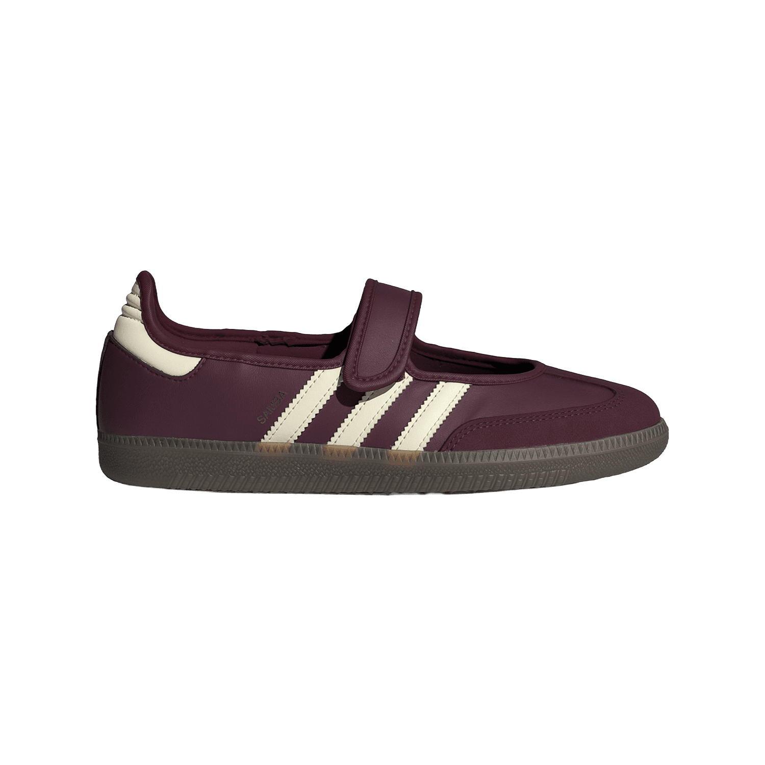 adidas Originals Samba mary jane sneakers in dark red — 1