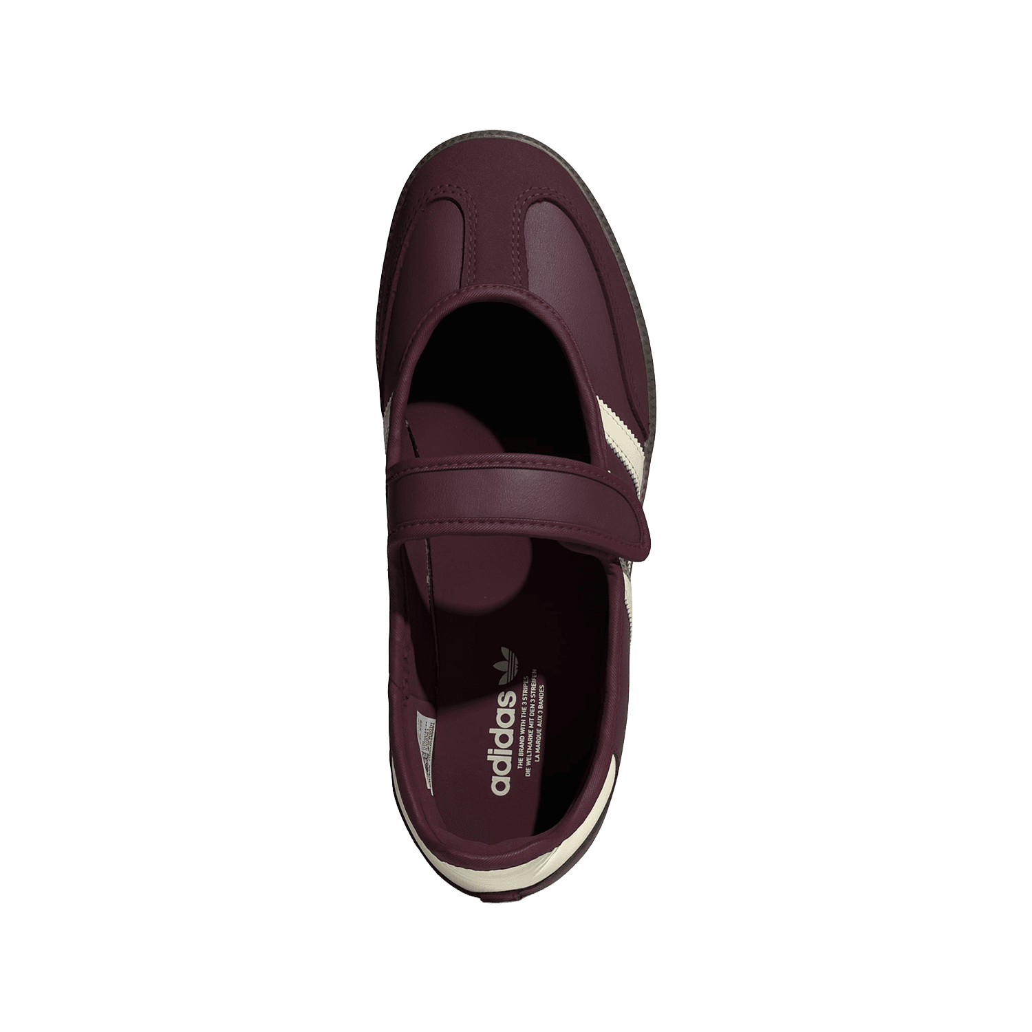 adidas Originals Samba mary jane sneakers in dark red — 2