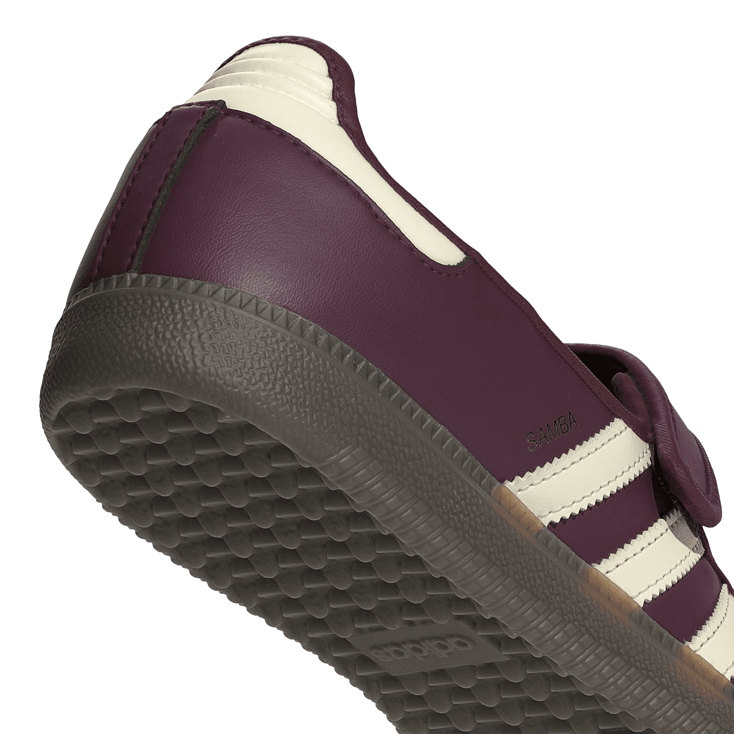 adidas Originals Samba mary jane sneakers in dark red — 9