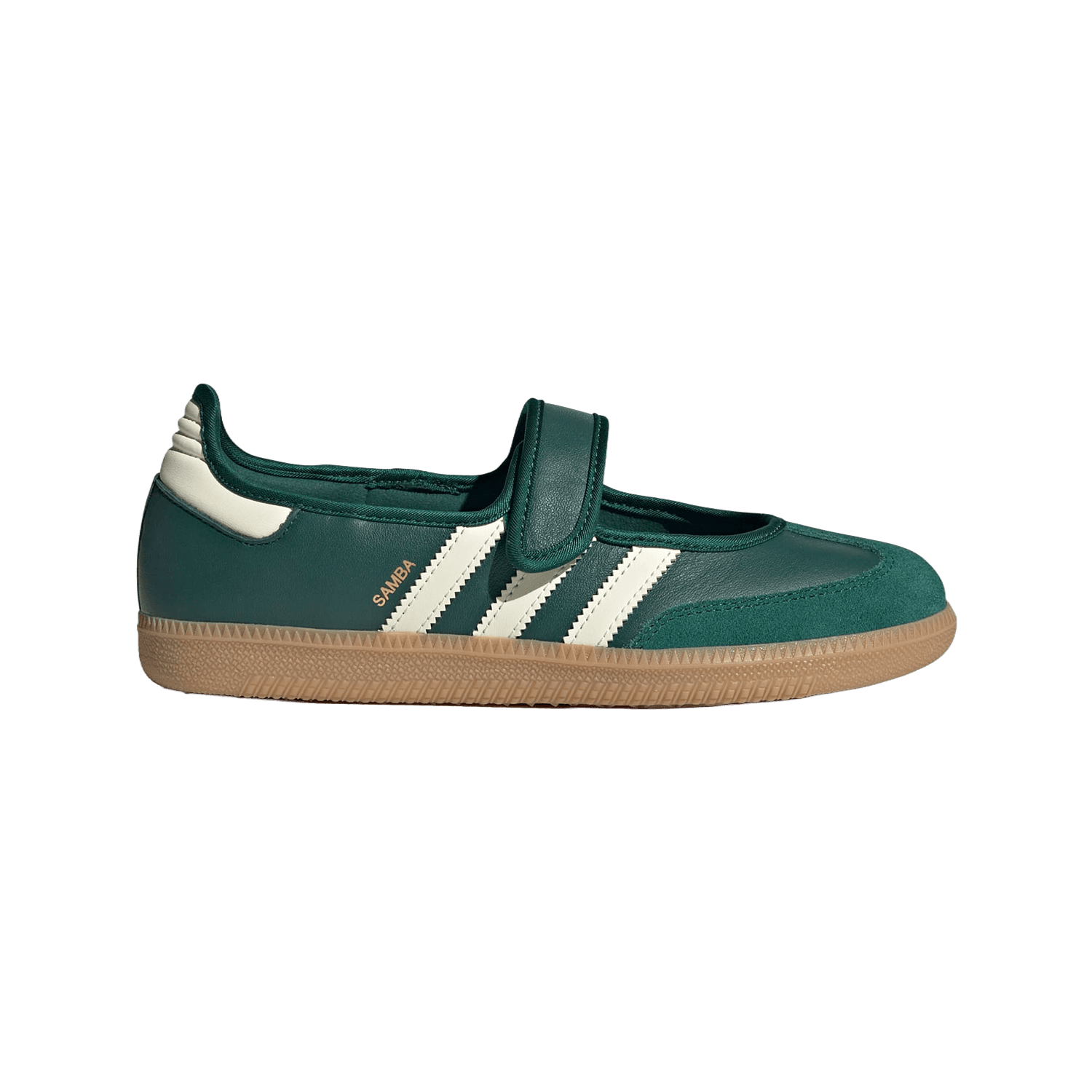 adidas Originals Samba mary jane sneakers in green — 1