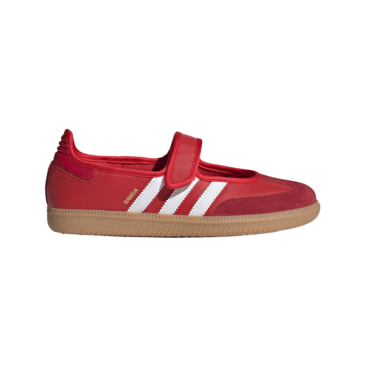 adidas Originals Samba mary jane sneakers in red — 1