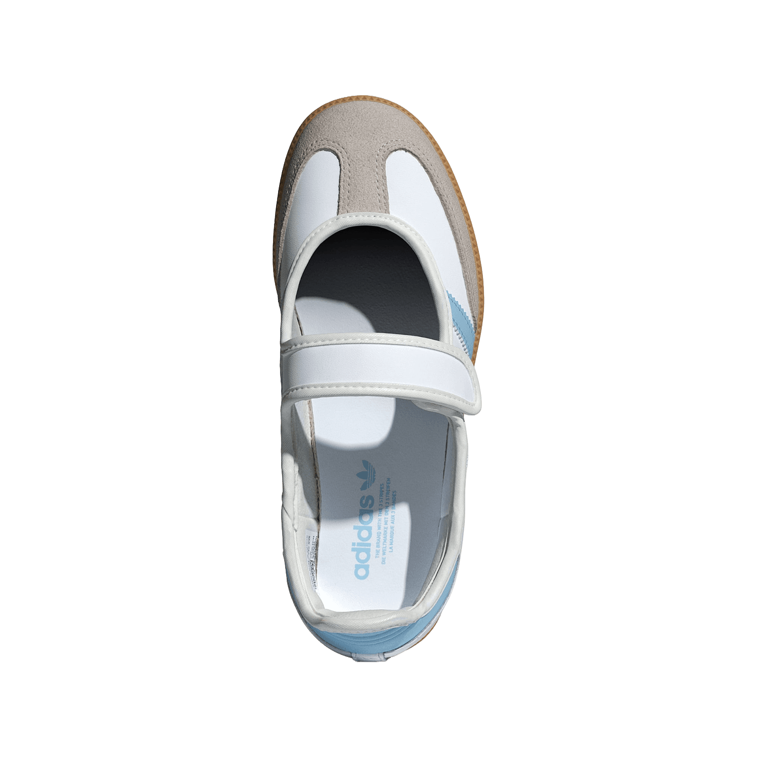 adidas Originals Samba mary jane sneakers white/blue — 2