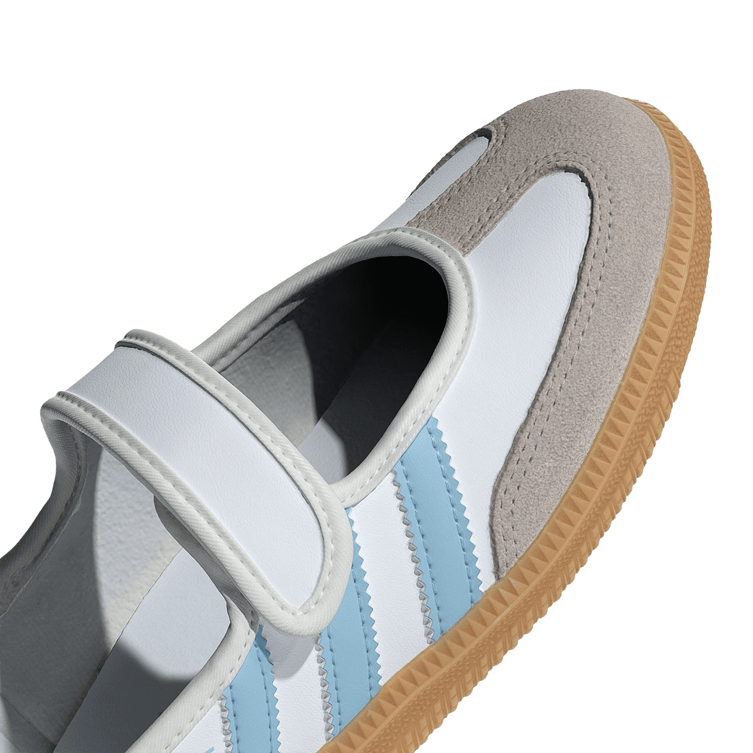 adidas Originals Samba mary jane sneakers white/blue — 8